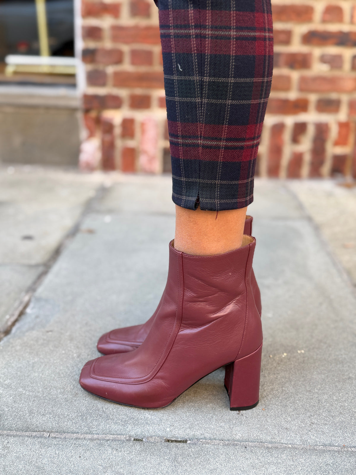 J.CREW Square Toe Ankle Boots/8-EU39