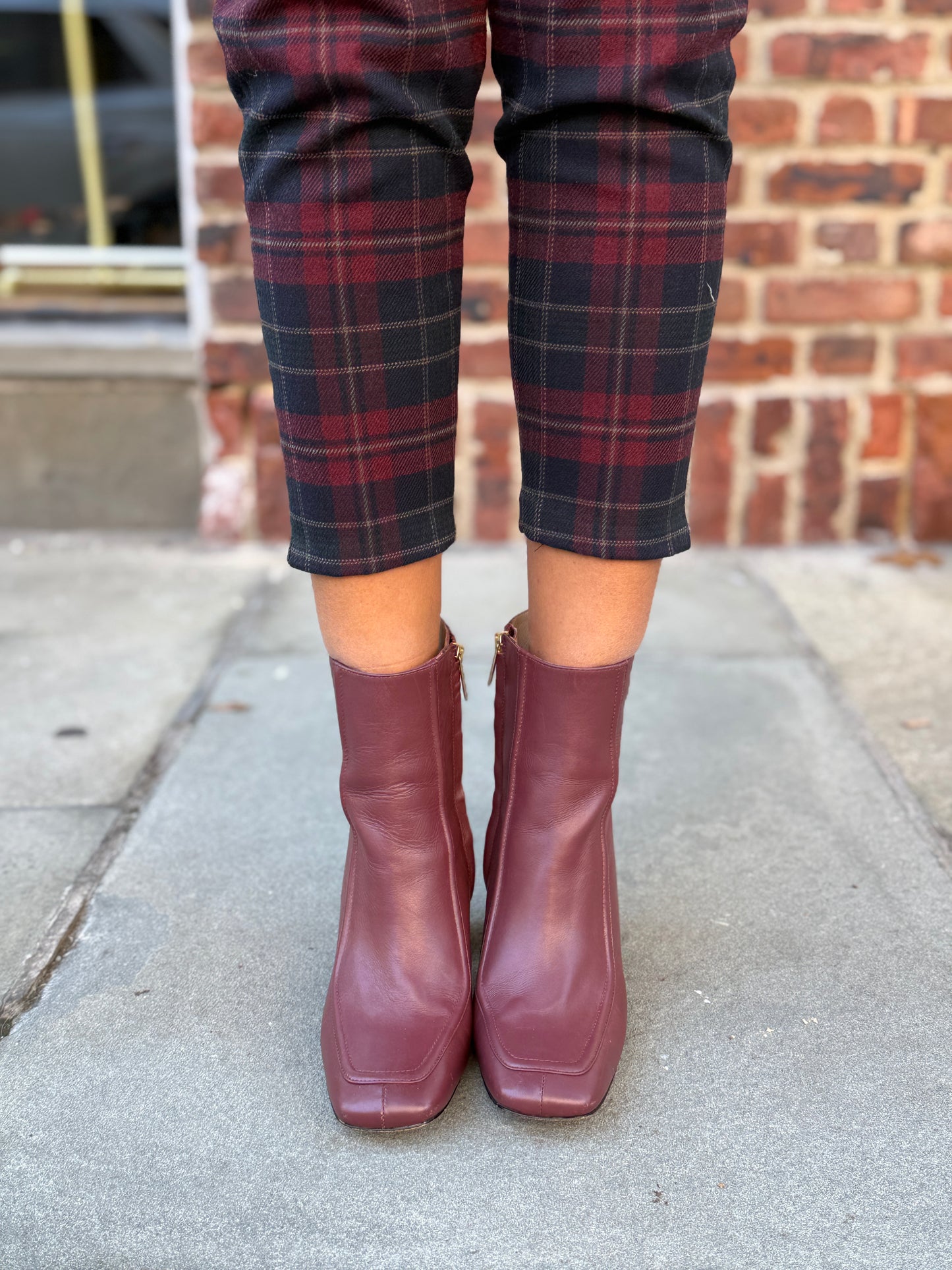J.CREW Square Toe Ankle Boots/8-EU39