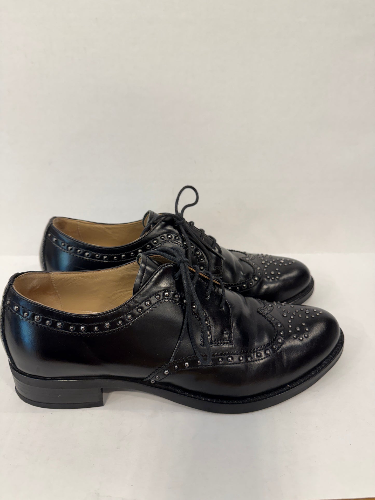 NERO GIARDINI Stud Lace Up Brogue Shoes / US10-EU41