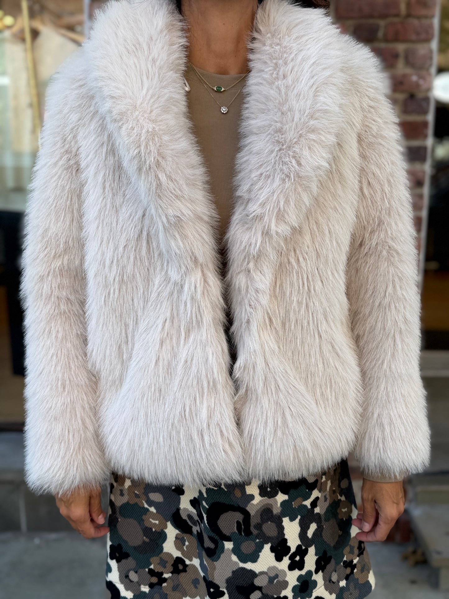 ZARA Faux Fur Jacket / XS