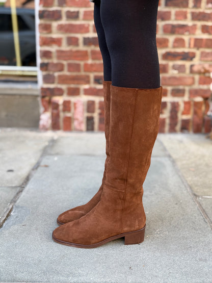 AQUATALIA Remo Waterproof Suede High Boots/US6-EU36