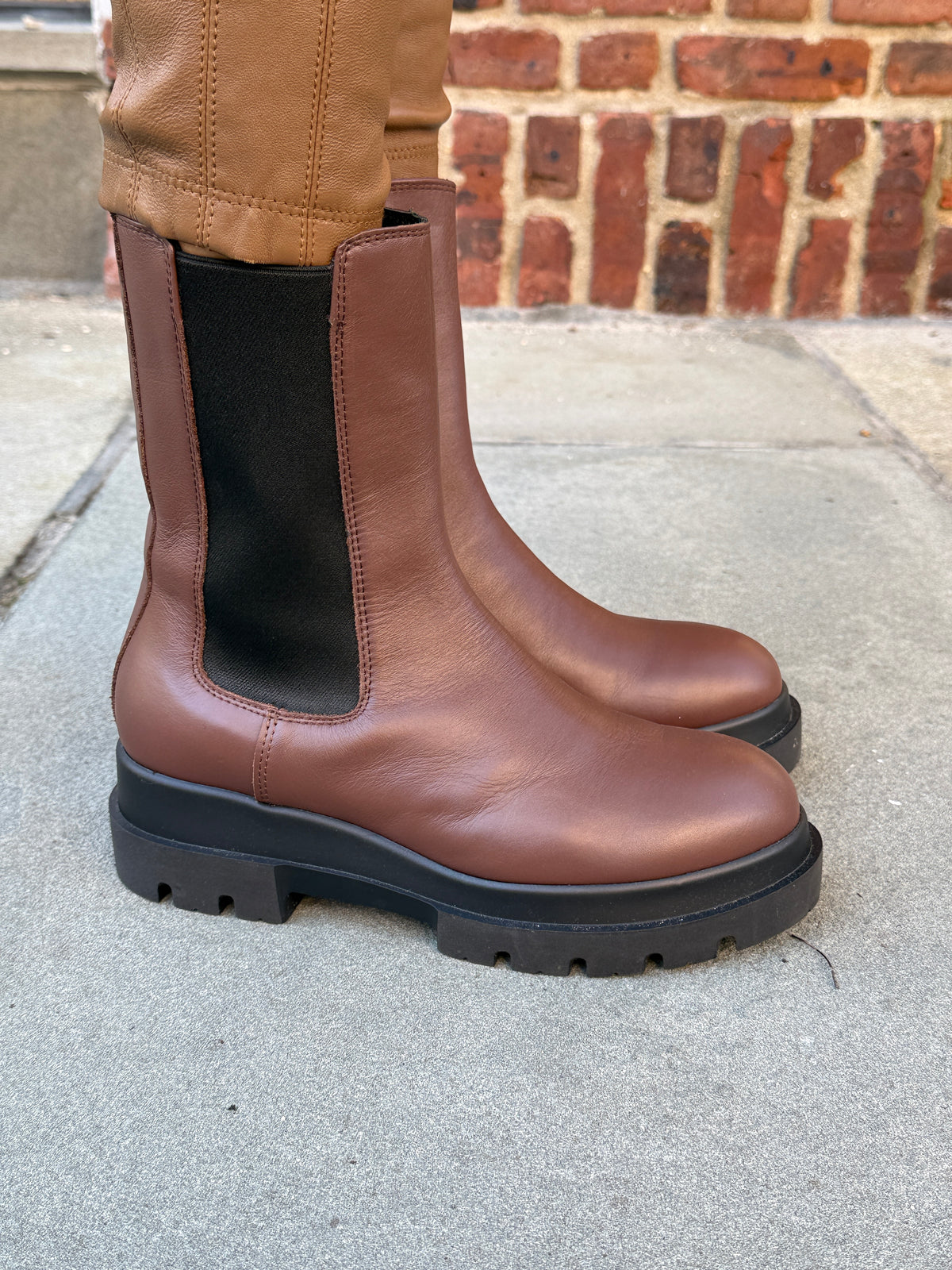 LA CANADIENNE NWT LEather Blaise ANKLE Boots/US9-EU39