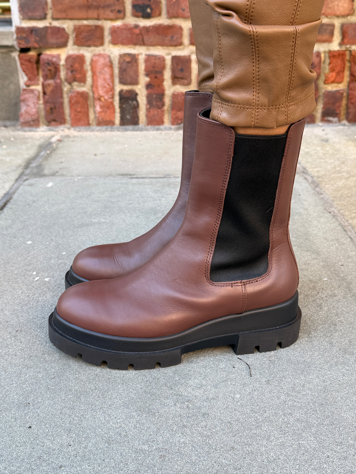 LA CANADIENNE NWT LEather Blaise ANKLE Boots/US9-EU39