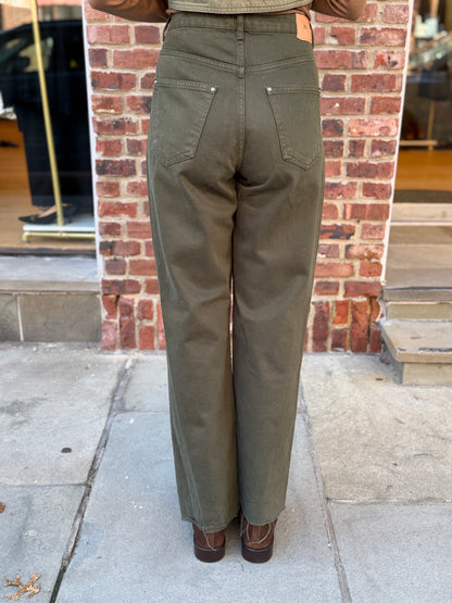ZARA Cotton High Rise  Straight Jeans/M-US8