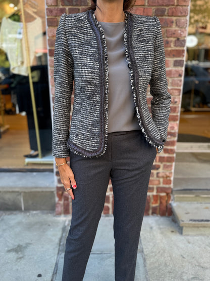 ARMANI COLLEZIONI Wool LS Tweed Jacket/M