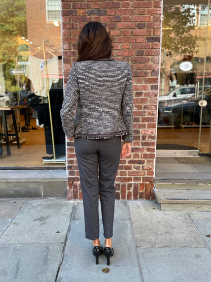 ARMANI COLLEZIONI Wool LS Tweed Jacket/M