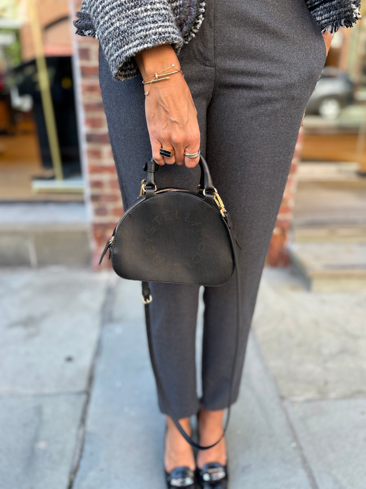 STELLA MC CARTNEY Leather Handbag