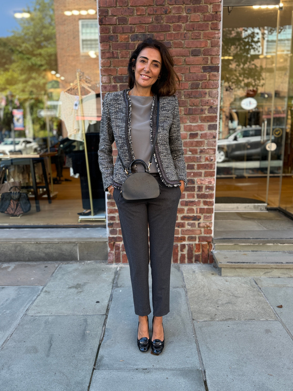 STELLA MC CARTNEY Leather Handbag