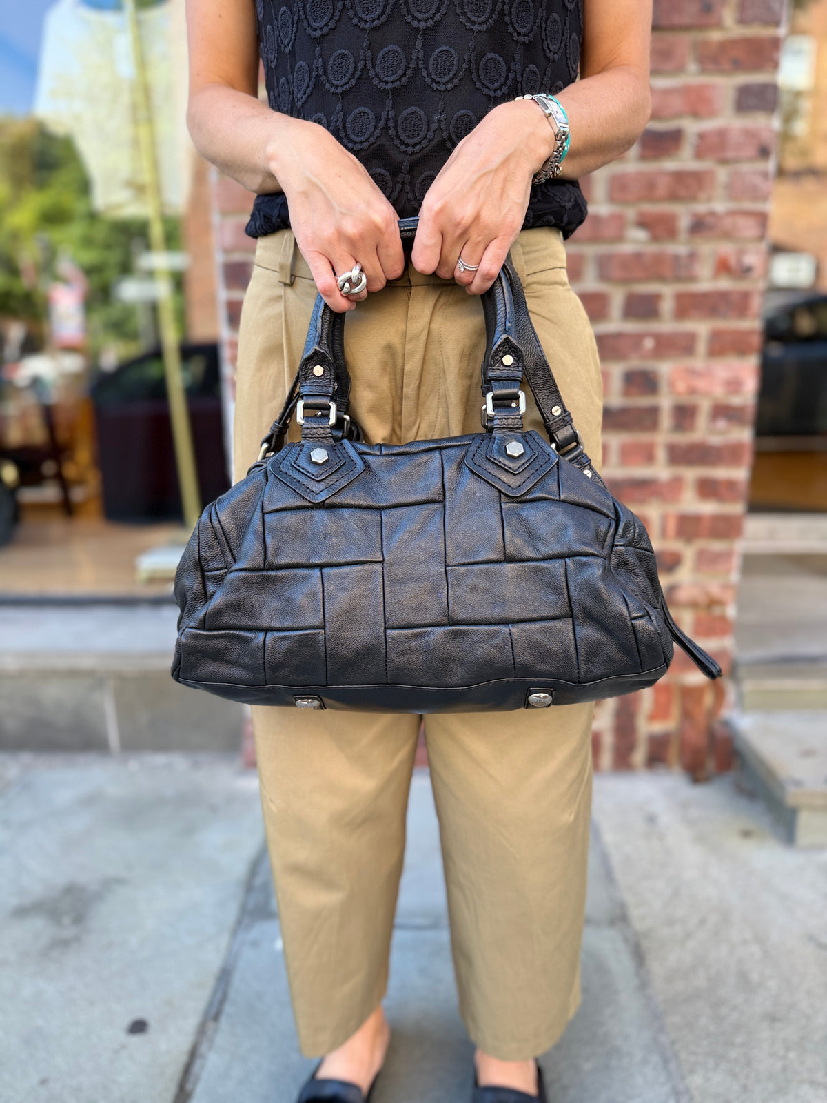 MARC JACOBS Quilted Leather Handbag & Crossbody
