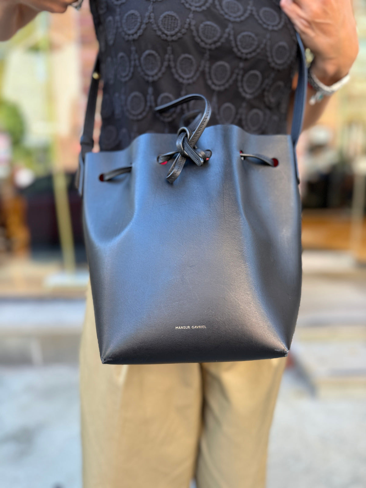 MANSUR GAVRIEL Leather Bucket