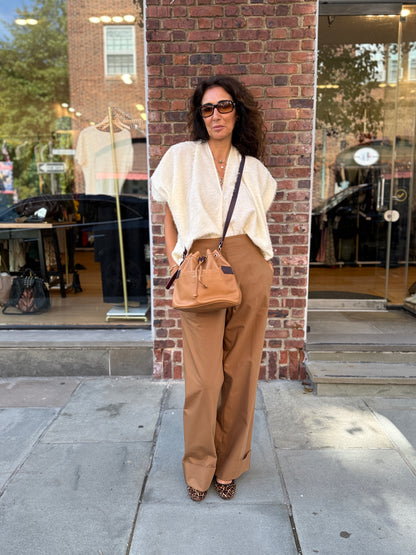 LONGCHAMP Leather Bucket 2.0 Crossbody Bag