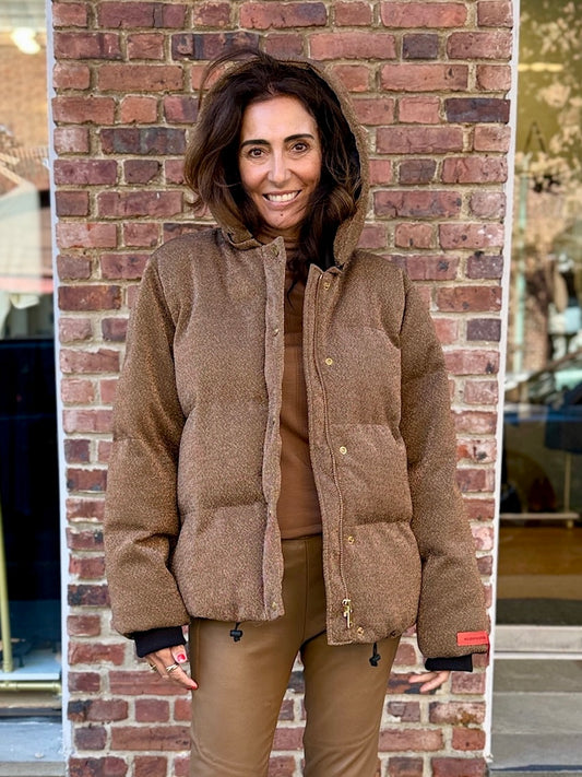 SCOTCH & SODA NWT Shimmery Puffer Jacket / L