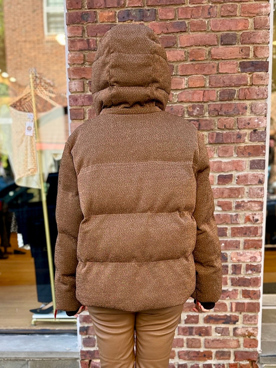 SCOTCH & SODA NWT Shimmery Puffer Jacket / L