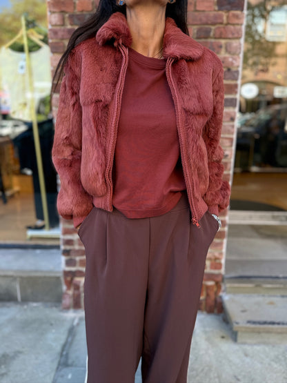 ORIENTAL FUR Rabbit Fur Jacket/M-EU38