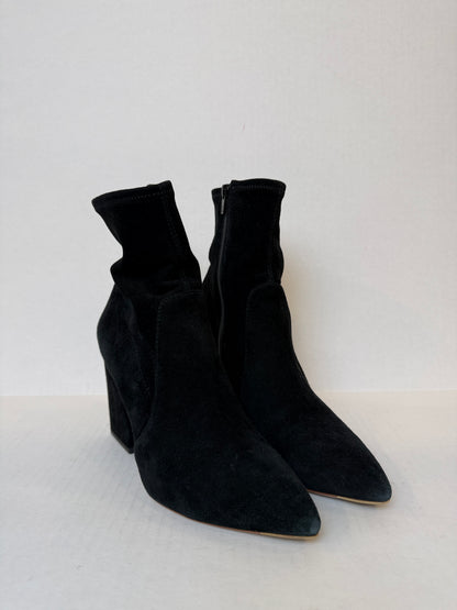 LOEFFLER RANDALL Isla Suede Booties / US7-EU38