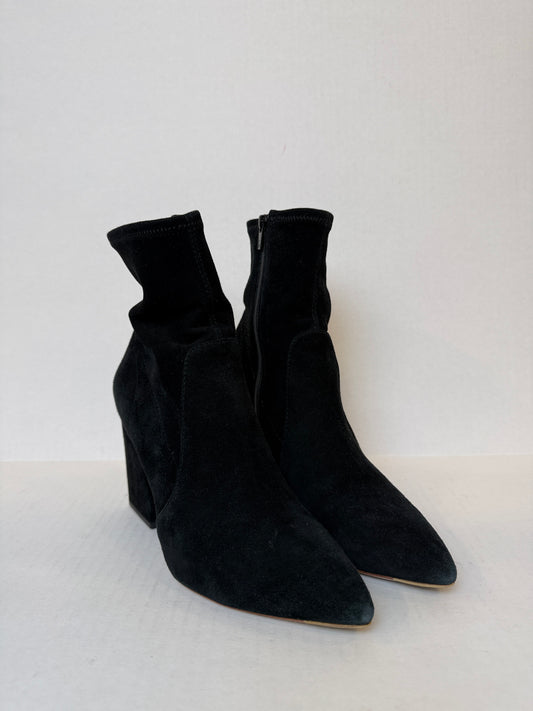 LOEFFLER RANDALL Isla Suede Booties / US7-EU38