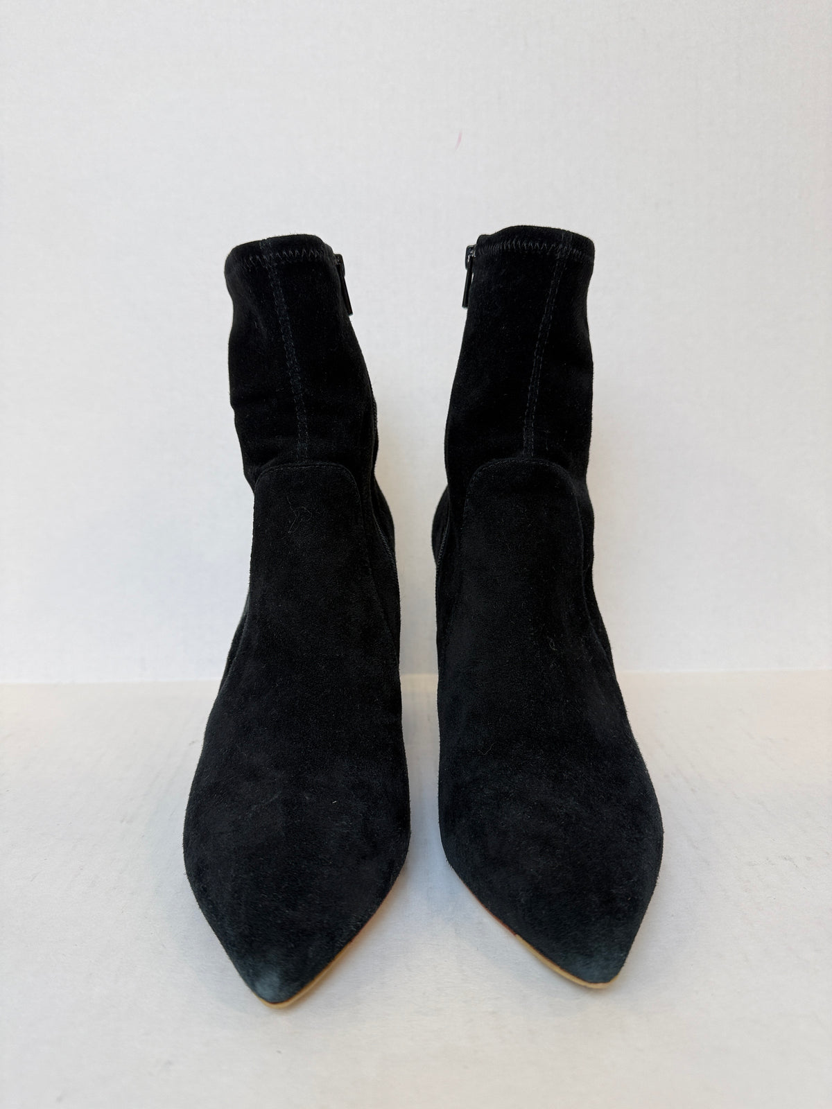 LOEFFLER RANDALL Isla Suede Booties / US7-EU38