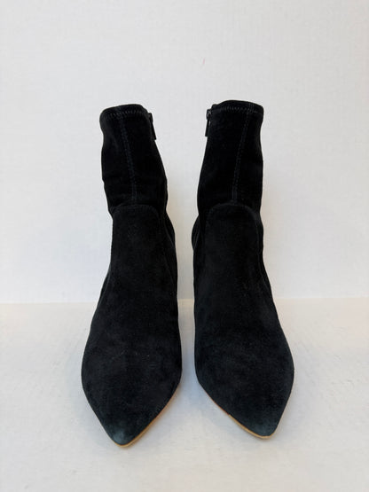 LOEFFLER RANDALL Isla Suede Booties / US7-EU38