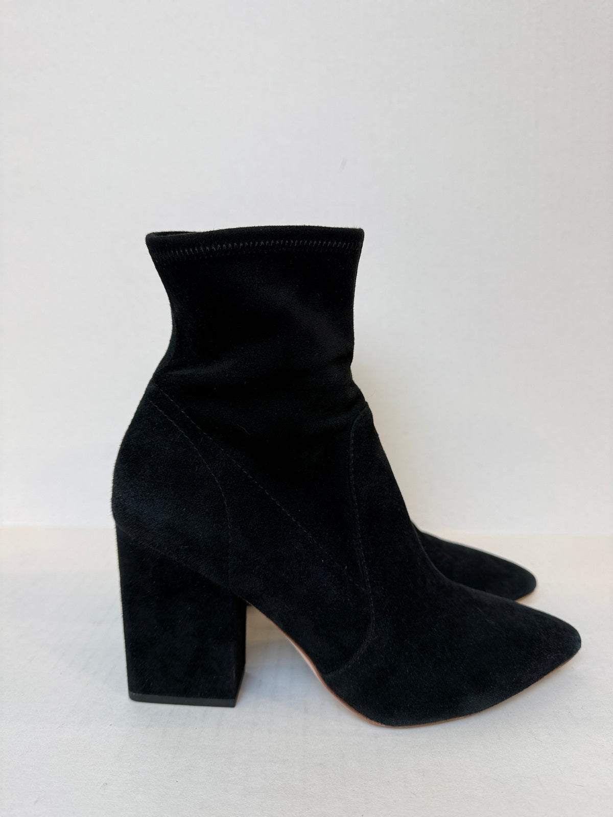LOEFFLER RANDALL Isla Suede Booties / US7-EU38