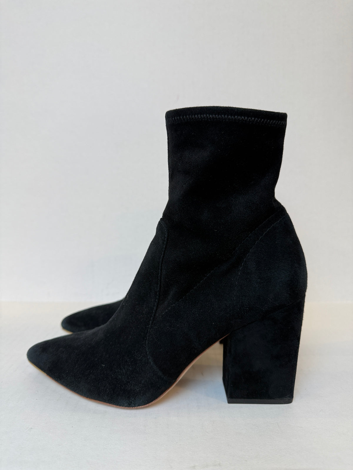 LOEFFLER RANDALL Isla Suede Booties / US7-EU38