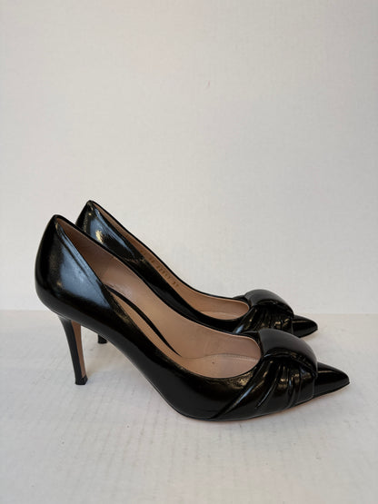 GIANVITO ROSSI Knot Detail Patent Leather Stiletto pumps / US6-EU37