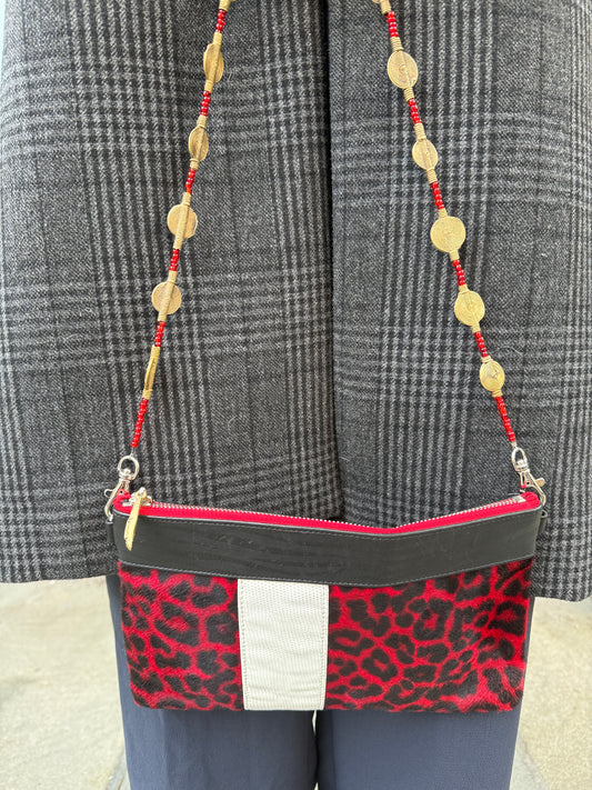 Cross Body with chain leather CC4