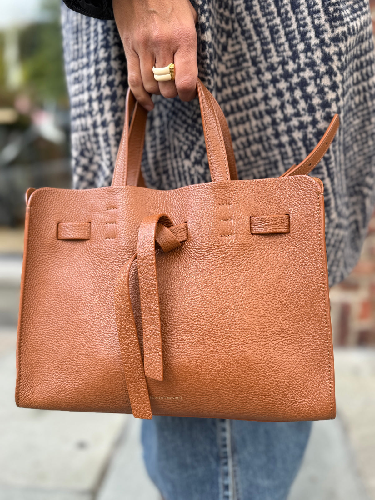 MANSUR GAVRIEL Leather Sun Bag