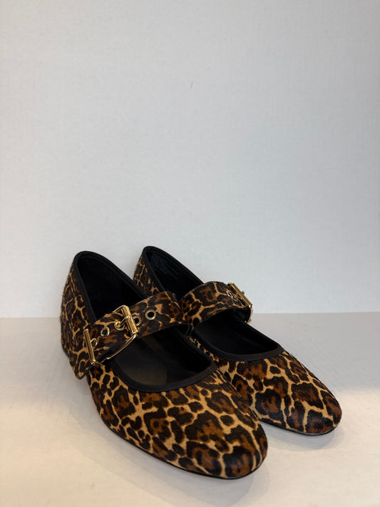 J.CREW NWT Leopard Mary Jane Ballet Flats/8-EU39