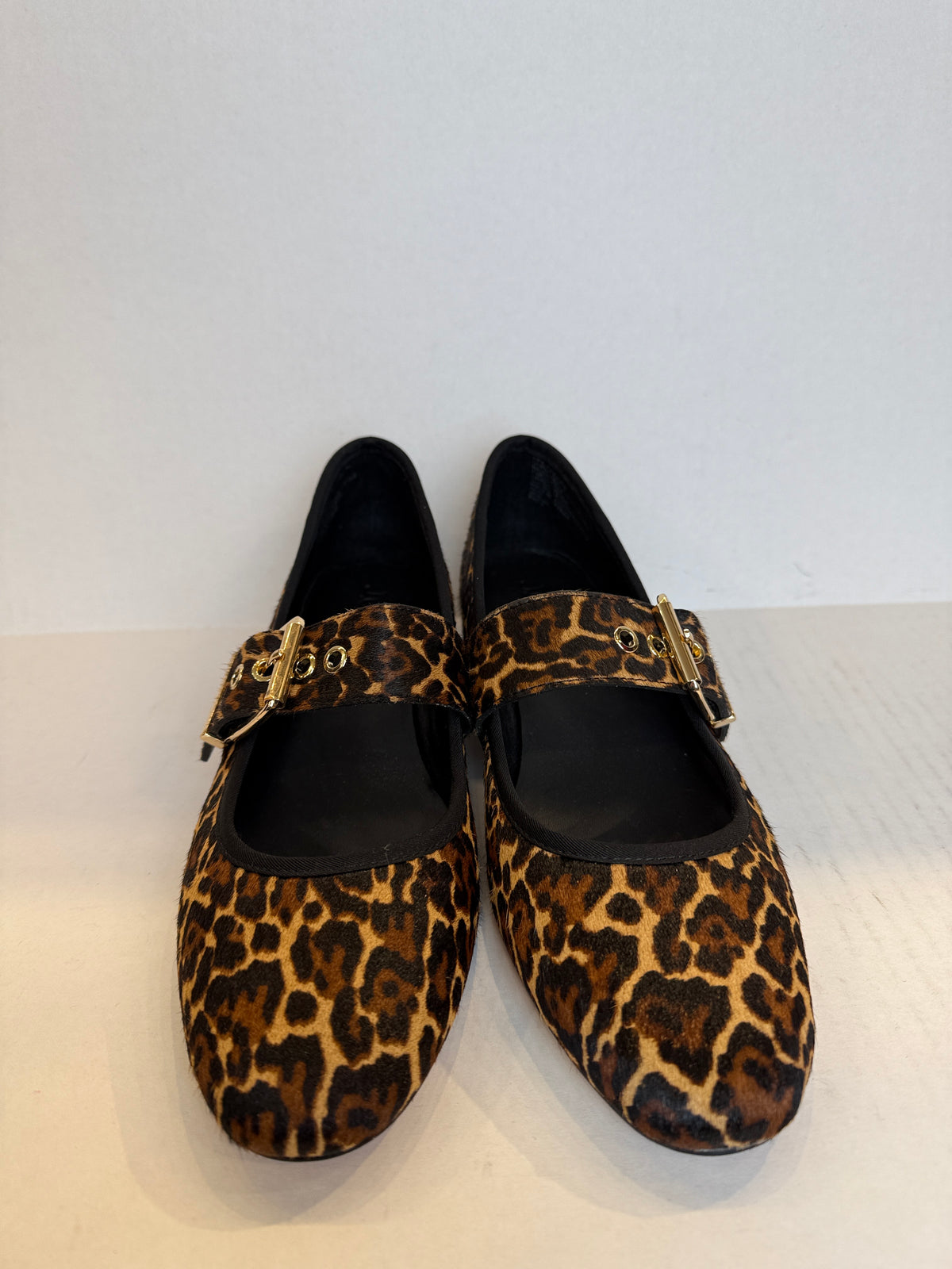 J.CREW NWT Leopard Mary Jane Ballet Flats/8-EU39