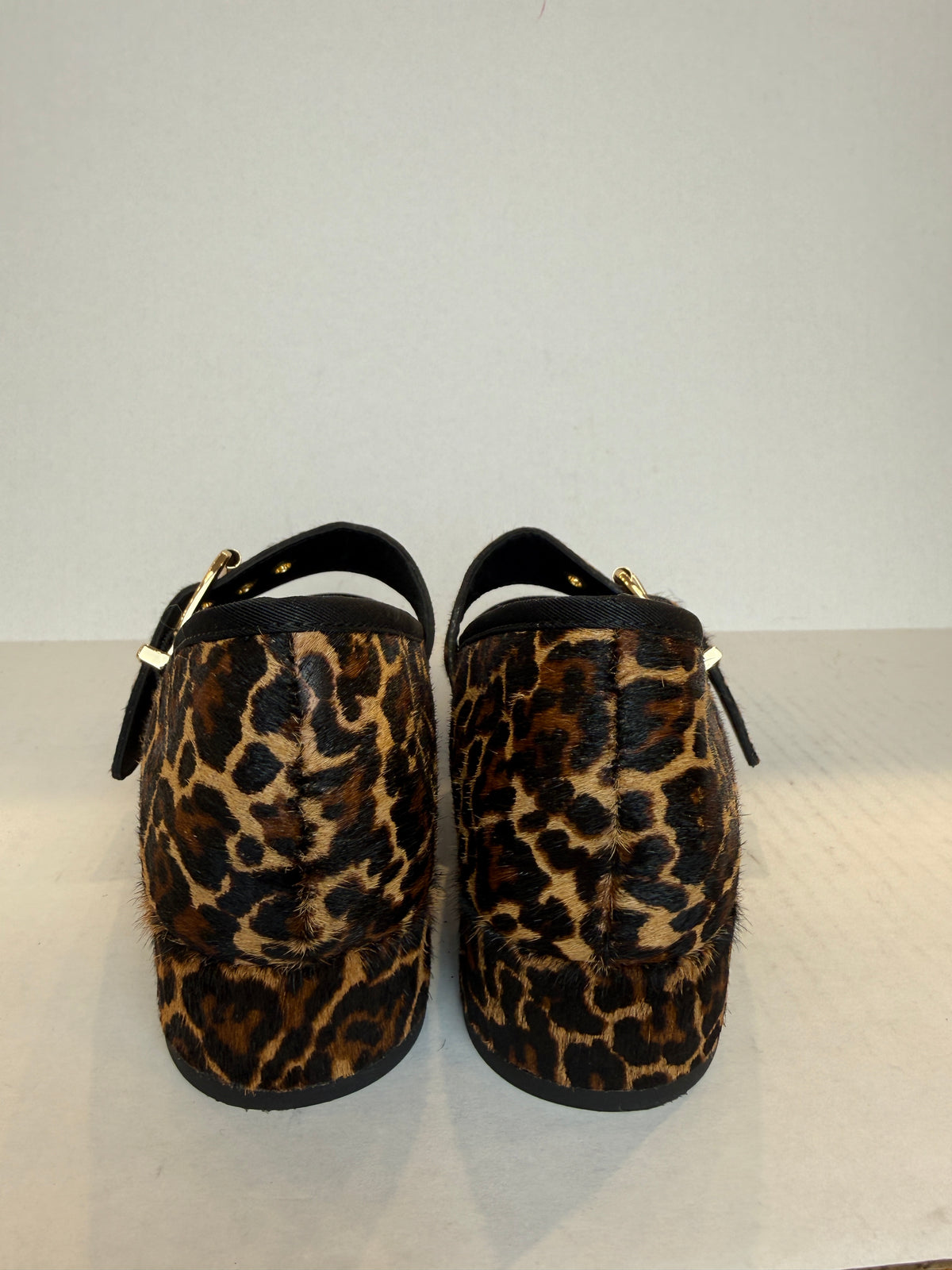 J.CREW NWT Leopard Mary Jane Ballet Flats/8-EU39