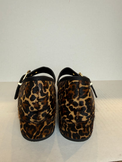 J.CREW NWT Leopard Mary Jane Ballet Flats/8-EU39