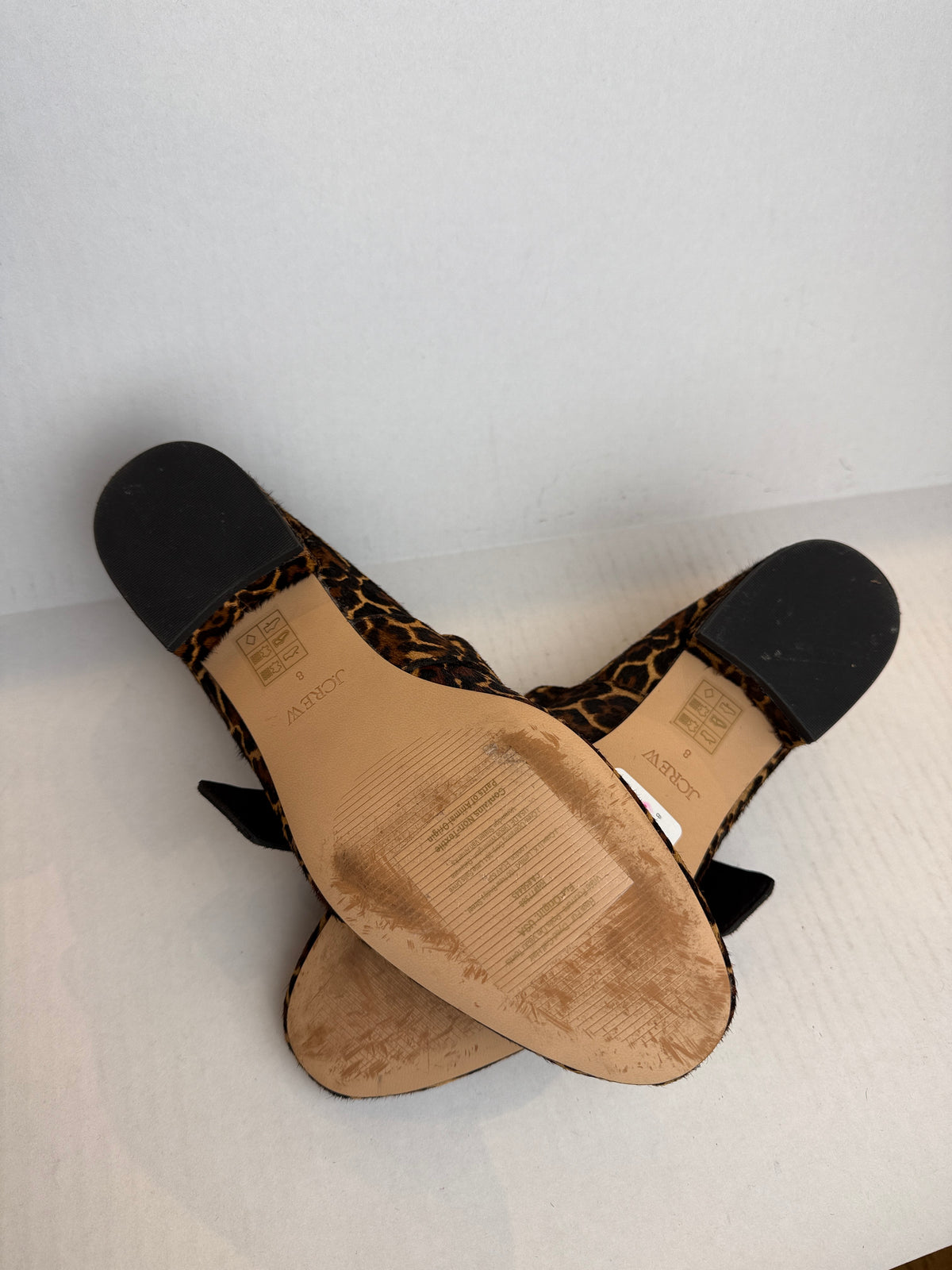 J.CREW NWT Leopard Mary Jane Ballet Flats/8-EU39