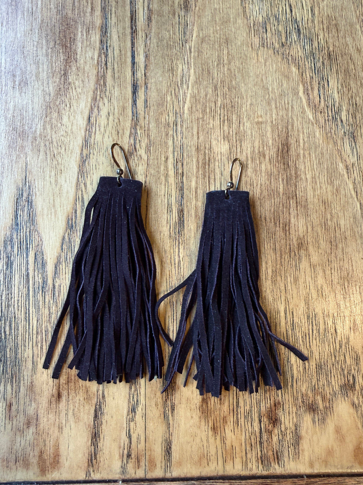 NO BRAND Pendant Velvet Earrings