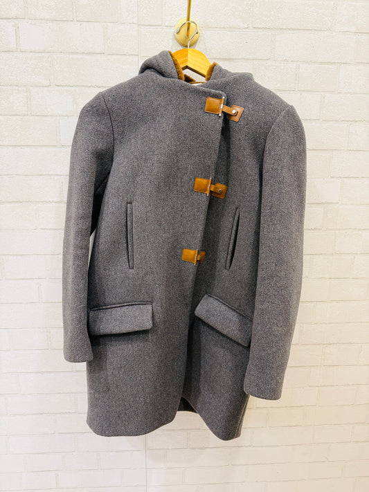 SANDRO Wool Matteo Duffle Coat/M-EU38