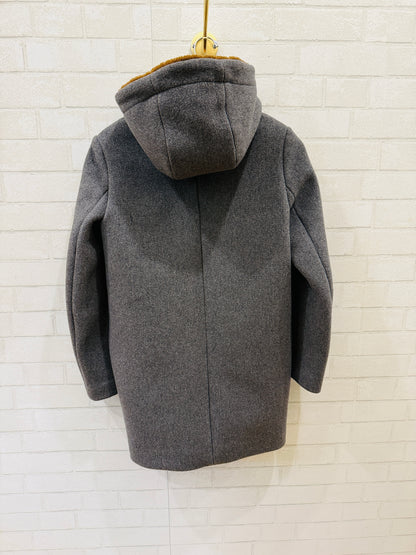 SANDRO Wool Matteo Duffle Coat/M-EU38