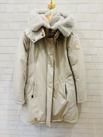 WOOLRICH NWT Down & Fur Hoodie Parka/XS