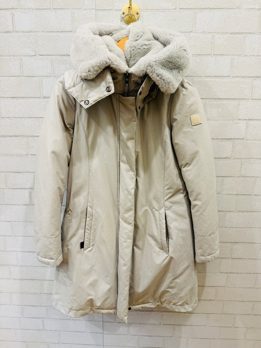 WOOLRICH NWT Down & Fur Hoodie Parka/XS