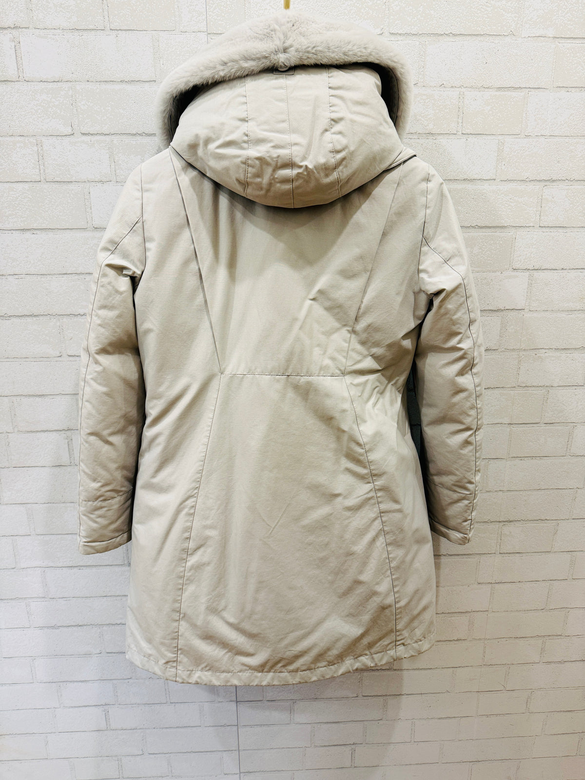 WOOLRICH NWT Down & Fur Hoodie Parka/XS