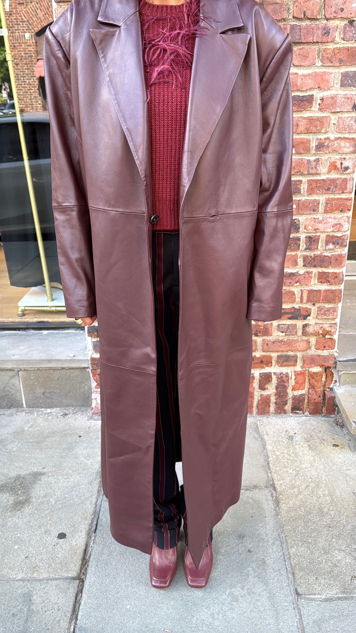MAGDA BUTRYM H&M NWT Leather Tie Belt Coat/L