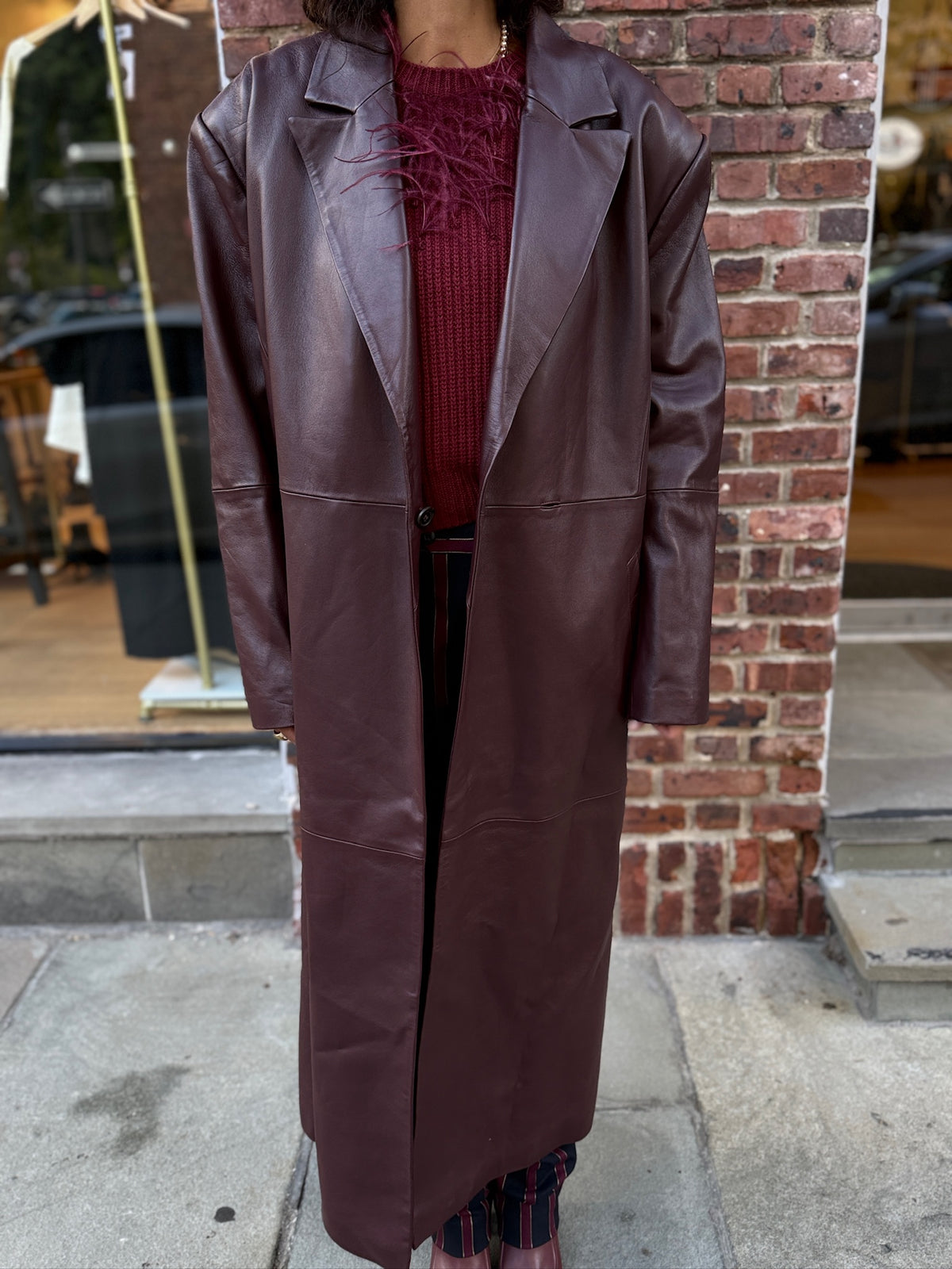 MAGDA BUTRYM H&M NWT Leather Tie Belt Coat/L