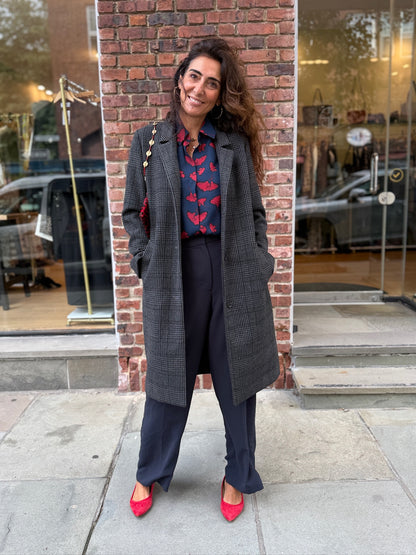 WILFRED Elastic Waist Wide Legs Pants/M