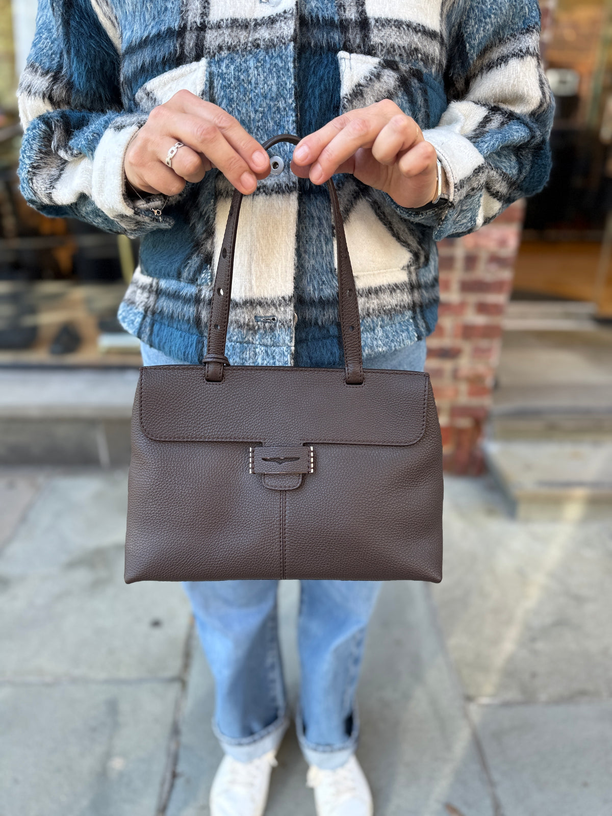 MYRIAM SCHAEFFER NWT Lord Leather Hand Bag