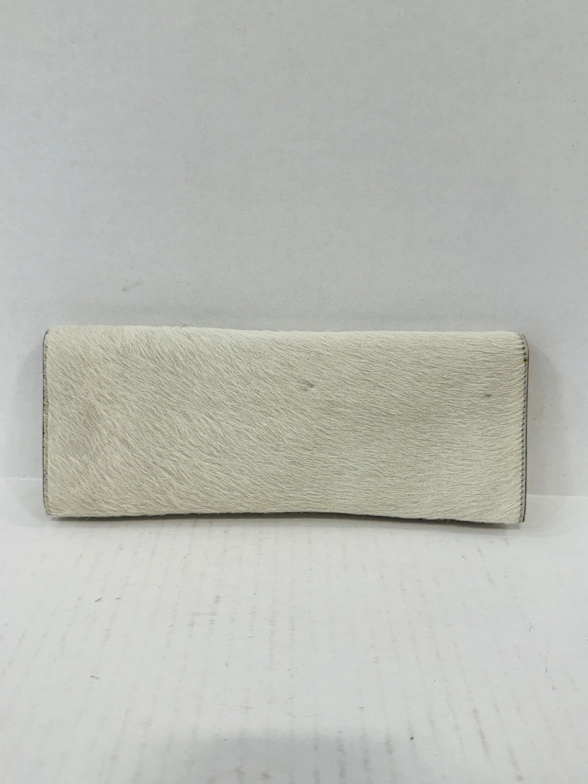 PRADA Vintage Pony Hair Continental Wallet Clutch