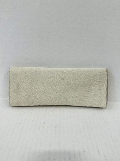 PRADA Vintage Pony Hair Continental Wallet Clutch