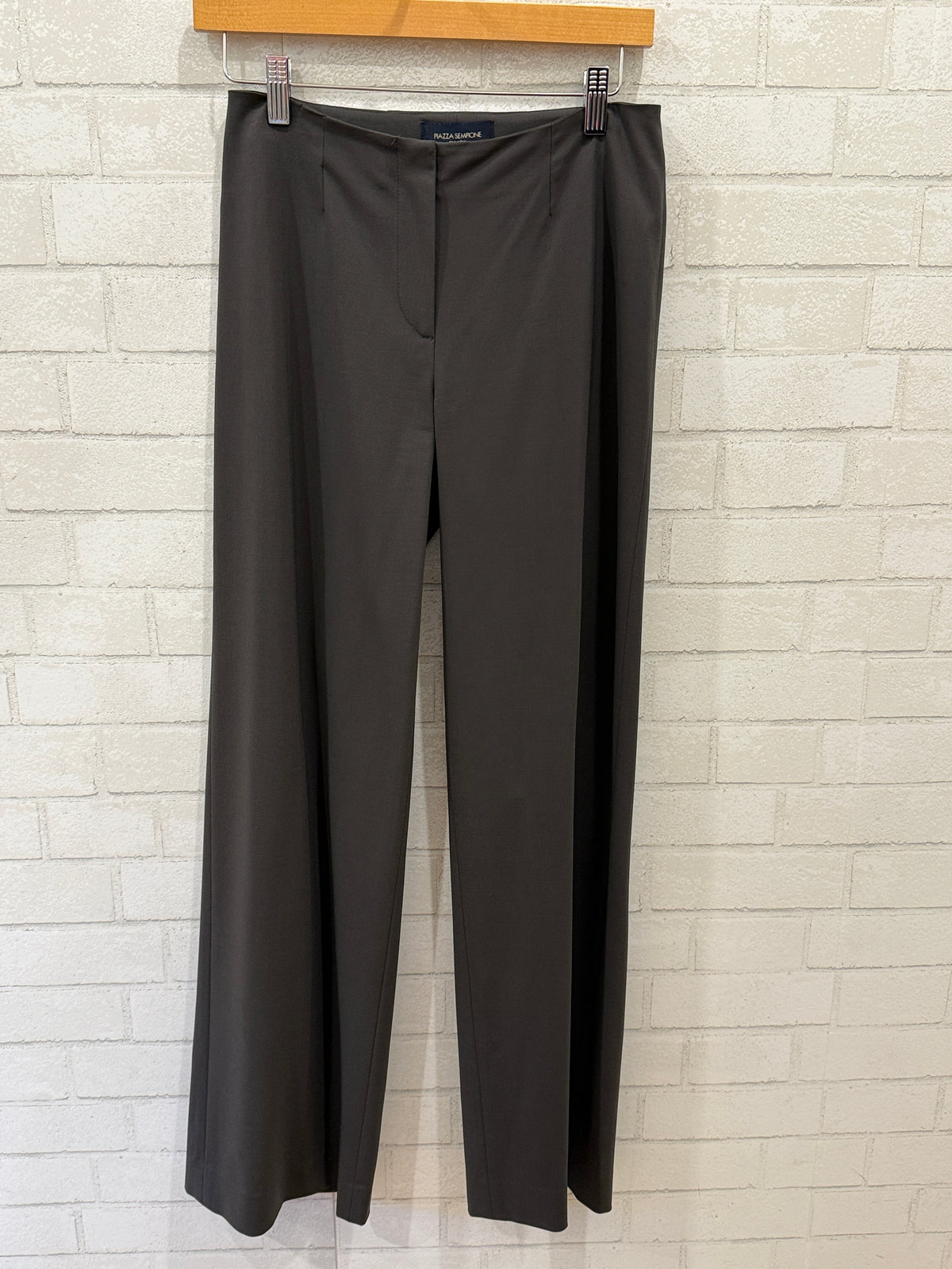 PIAZZA SEMPIONE Wool Marilyn High Rise large Pants/ XS-IT40