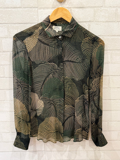 HARTFORD LS Leaves Print Shirt/S