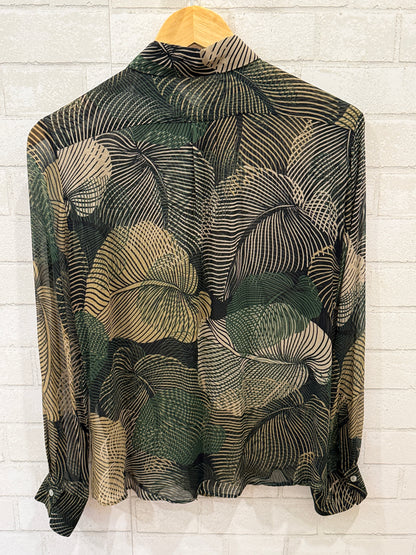 HARTFORD LS Leaves Print Shirt/S