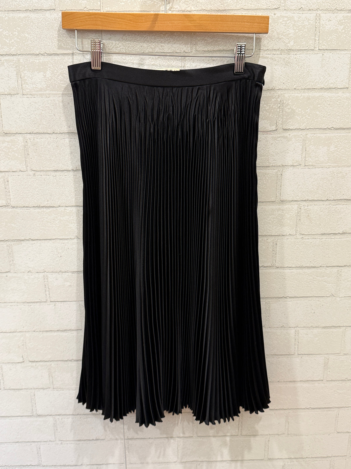 WYETH by Todd MAGILL Silk Pleated Midi Skirt/S