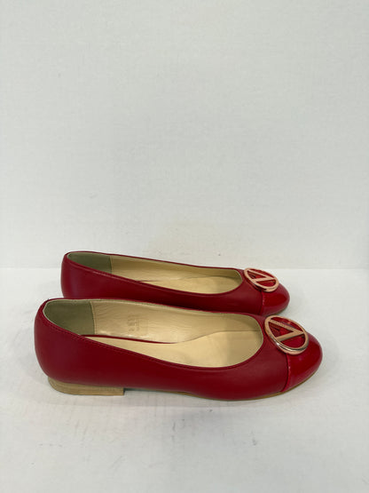 VALENTINO Leather Ballerina/9-EU40