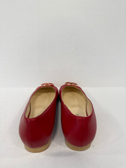 VALENTINO Leather Ballerina/9-EU40